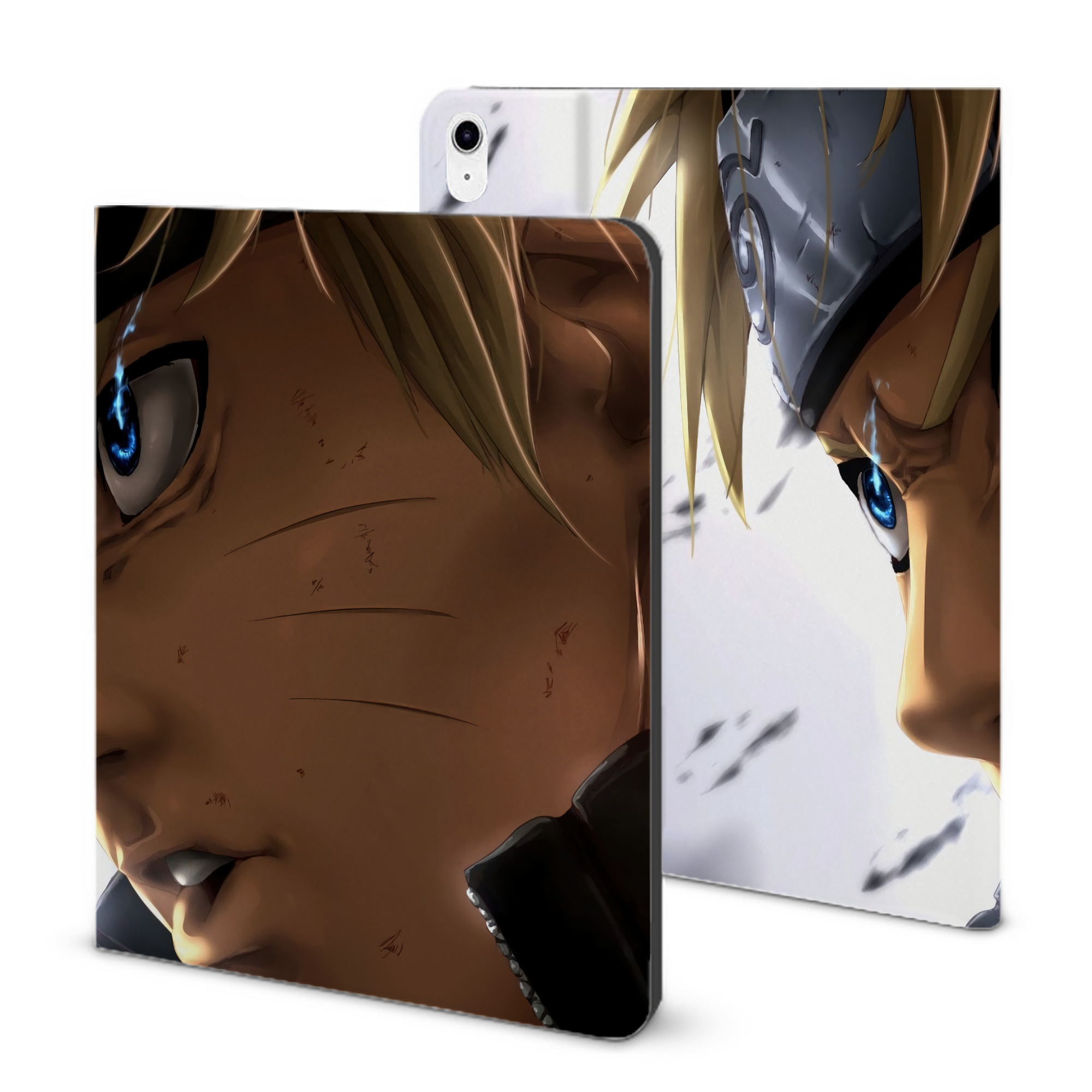 （画像用） NARUTO -ナルト- NARUTO -ナルト- 疾風伝 IPad ケース ブック型 PUレザー TPU 耐衝撃 軽量 薄型 ペン収納なし 全面保護 IPad 各モデル対応
